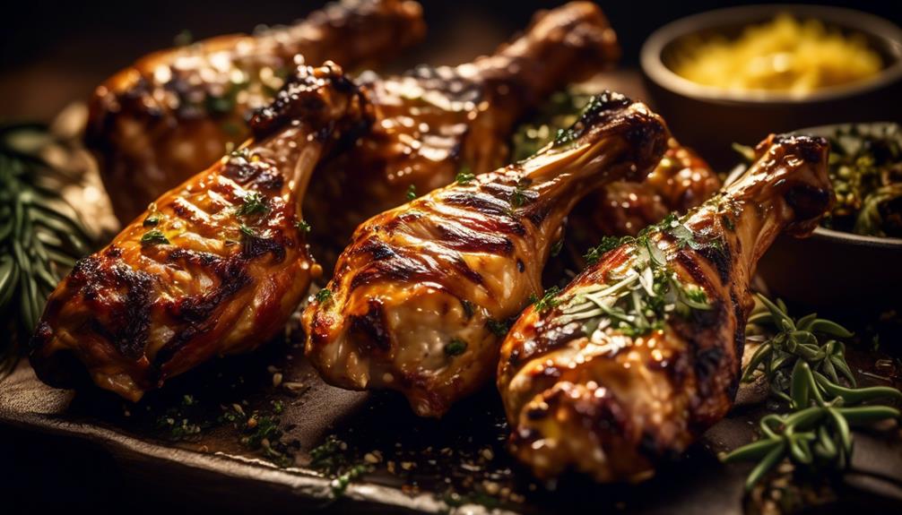 grilled chicken with herbs