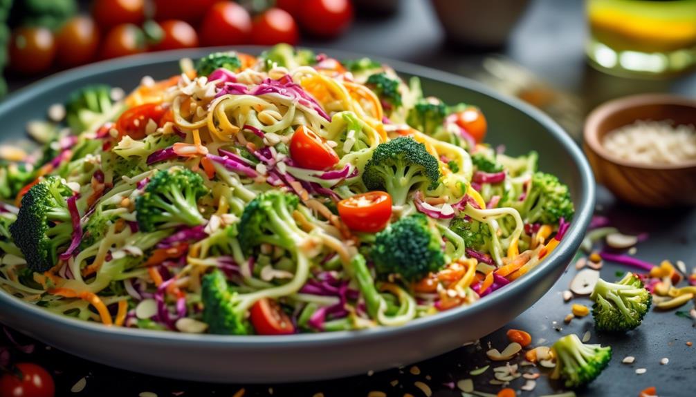 healthy and crunchy coleslaw