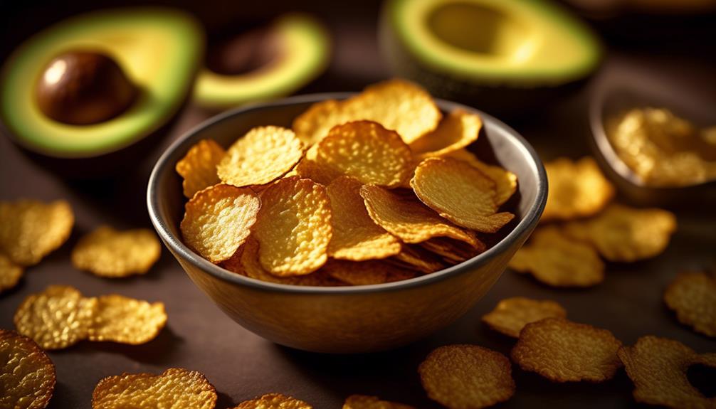 healthy and delicious avocado chips