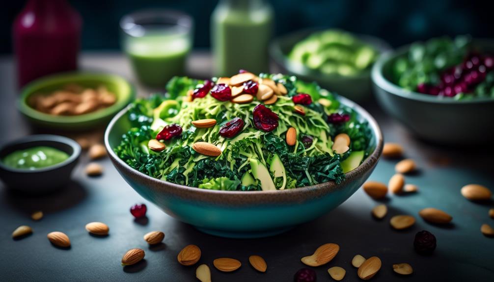 healthy and delicious green salad