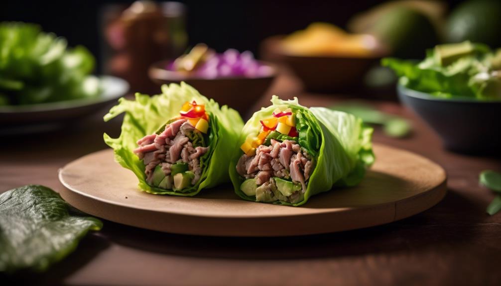 healthy and delicious lettuce wraps