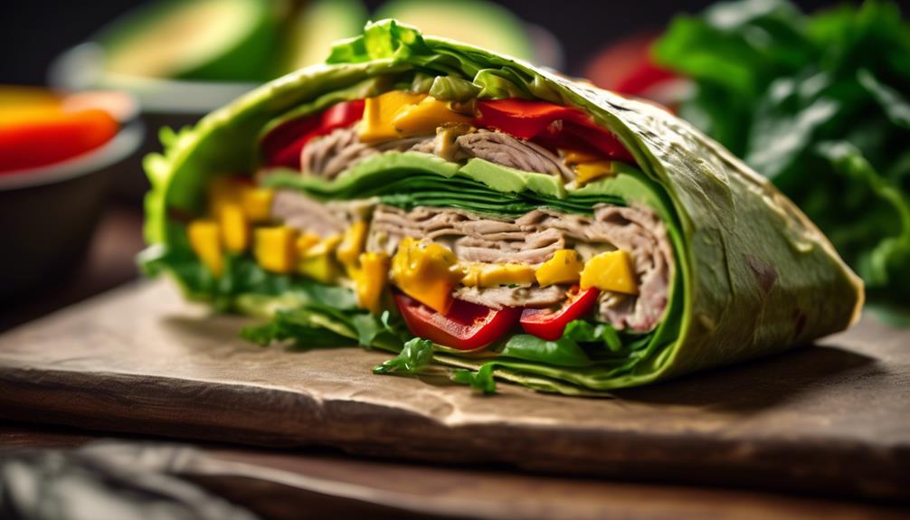 healthy and delicious wrap