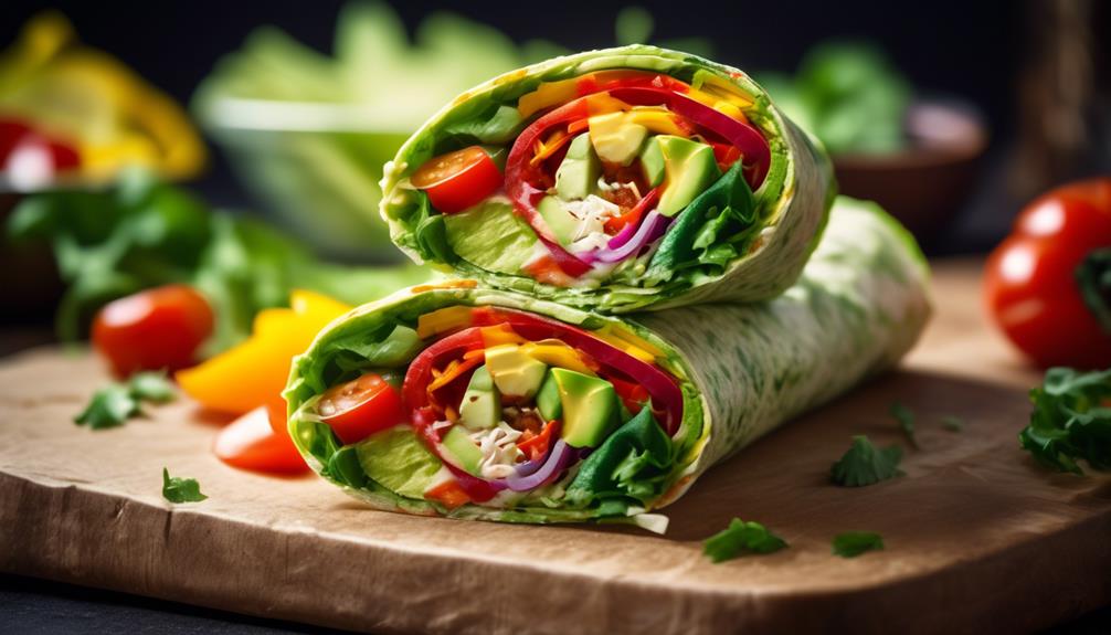 healthy and delicious wrap