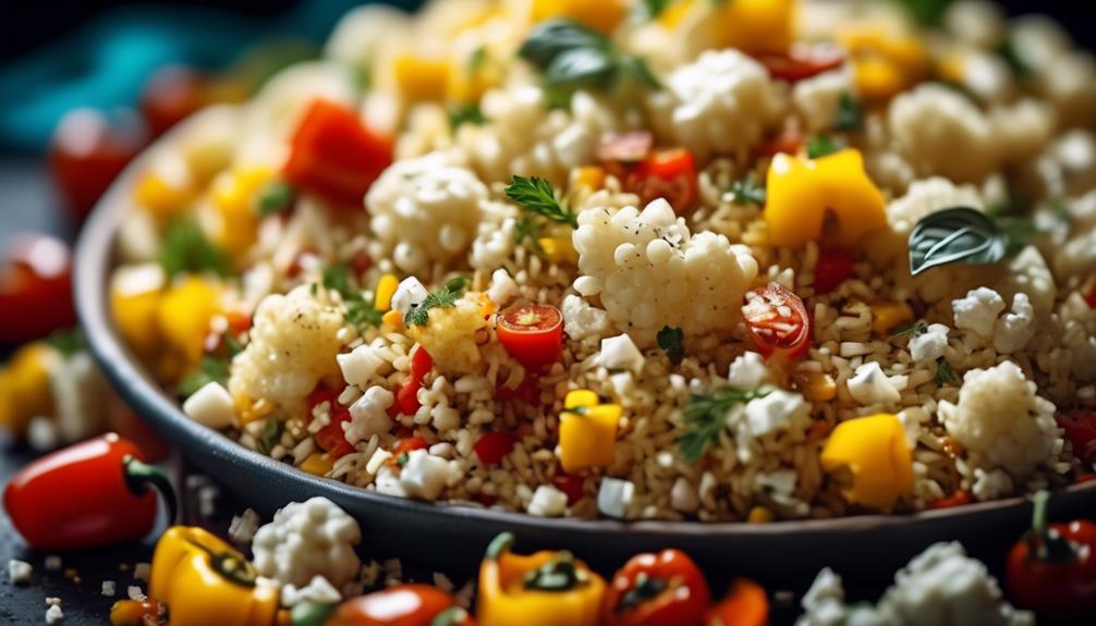 healthy and flavorful cauliflower pilaf