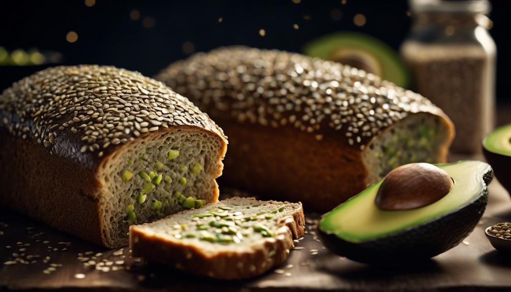 healthy bread alternative with chia seeds