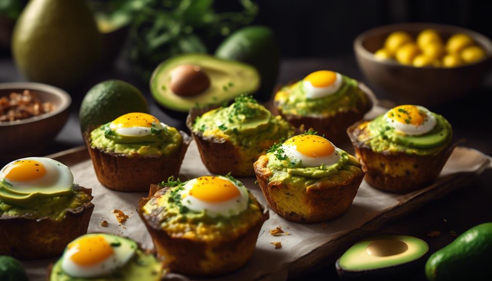 healthy breakfast with avocado