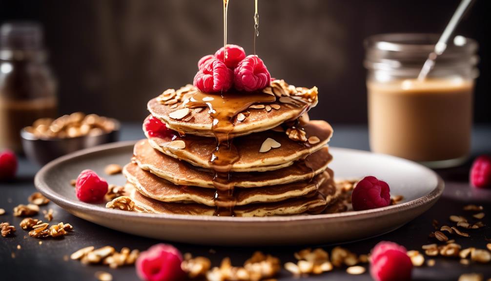 healthy breakfast with flaxseed