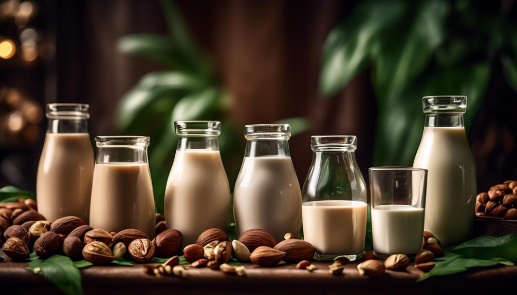 healthy dairy alternatives nut based milks