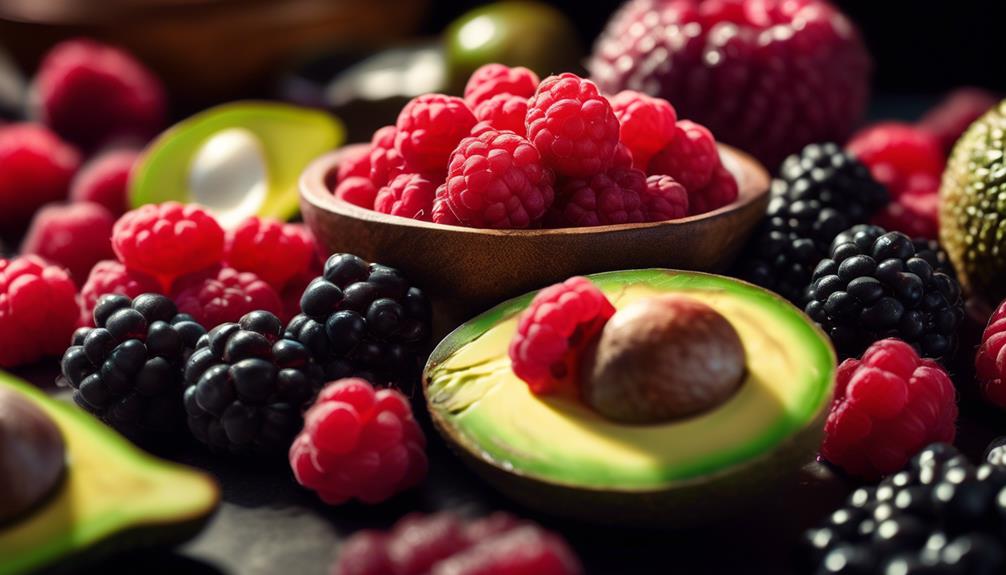 healthy fiber rich fruit options