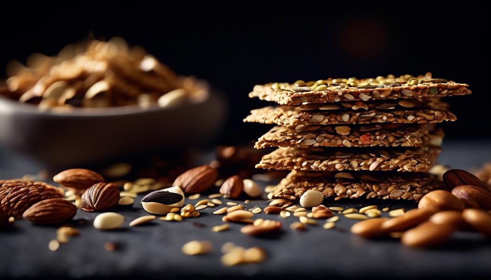 healthy homemade flaxseed crackers