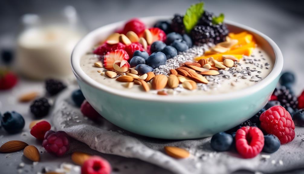 healthy low carb smoothie bowl