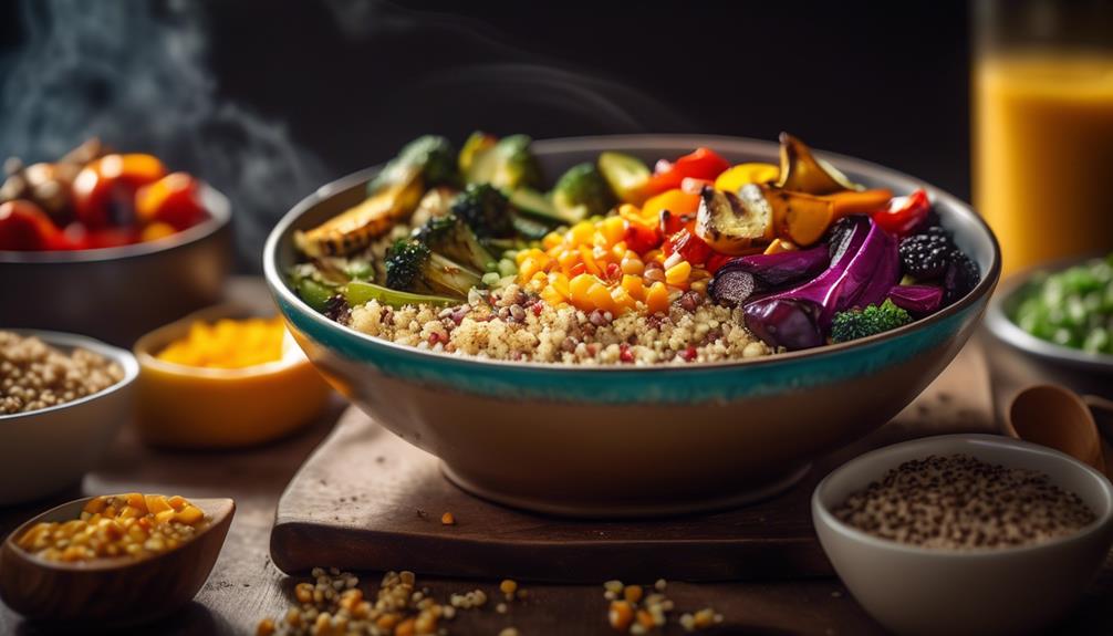 healthy quinoa breakfast bowl