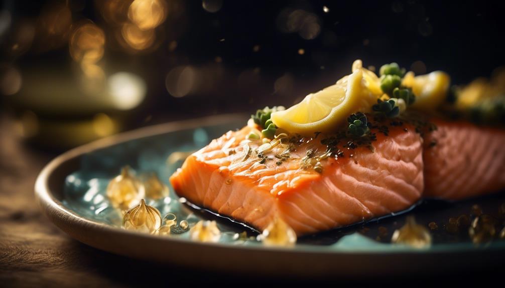 healthy salmon with coconut