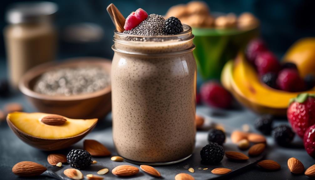 healthy smoothie with superfoods