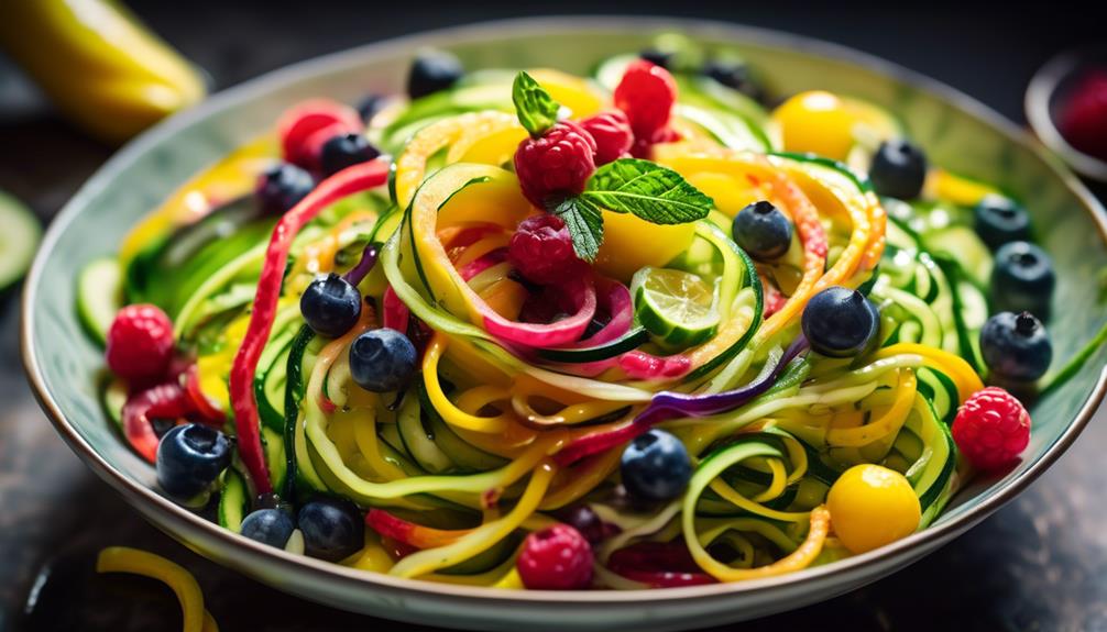 healthy summer noodle salad