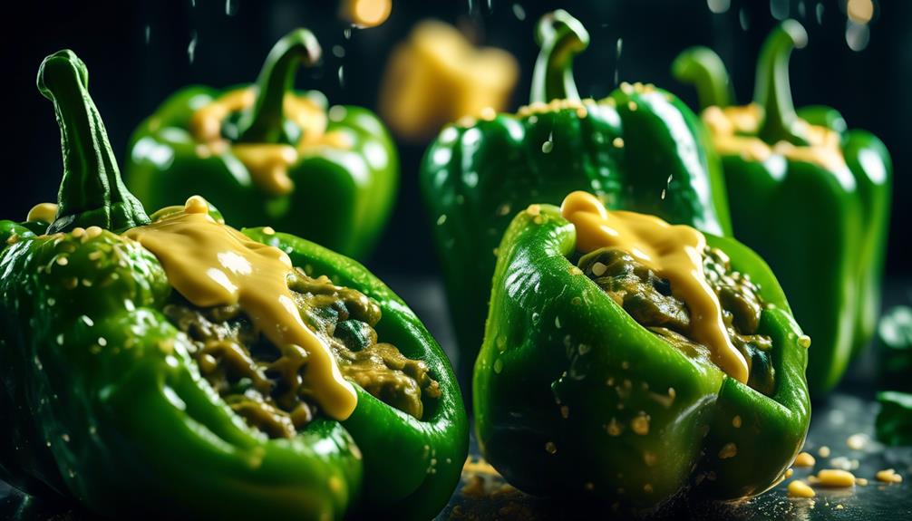 healthy vegetarian stuffed peppers