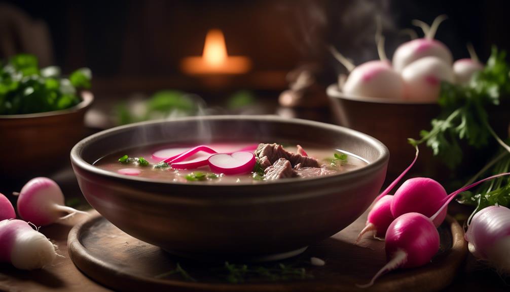 hearty beef and radish