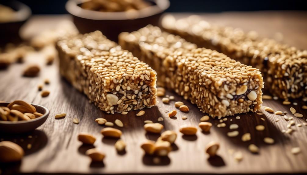 homemade crunchy energy bar