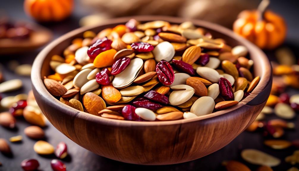 homemade fall inspired trail mix