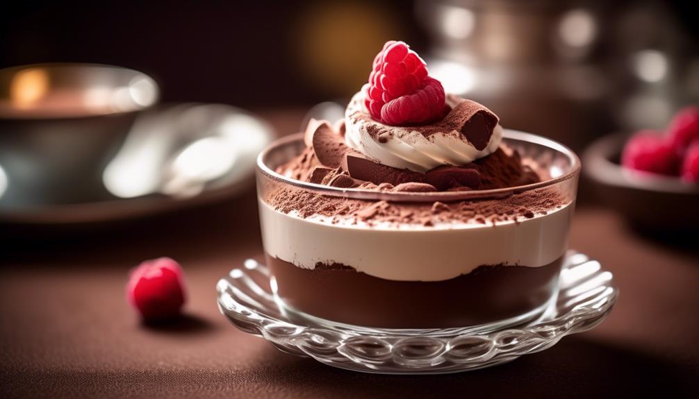 indulgent and creamy chocolate mousse