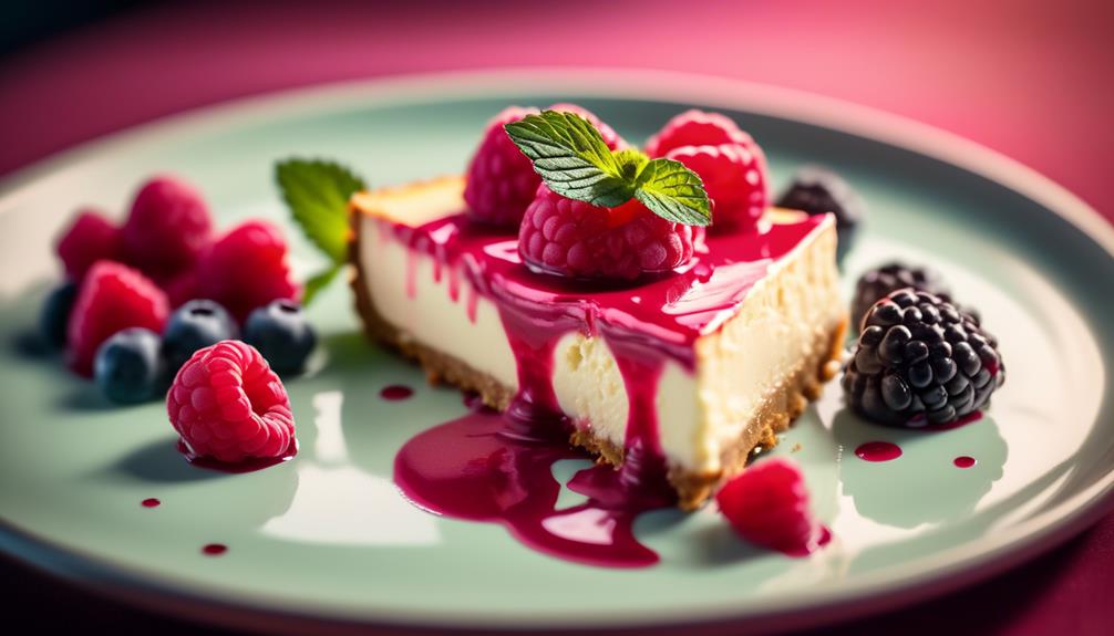 indulgent cheesecake with fewer carbs