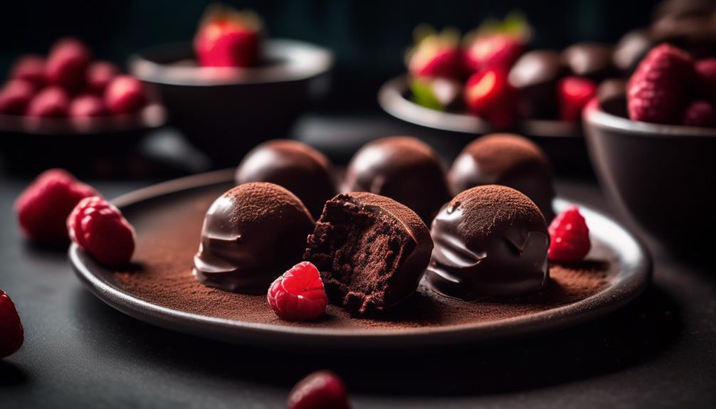 indulgent dark chocolate delights