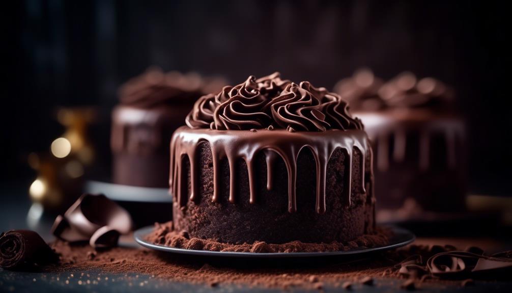 indulgent homemade chocolate cake