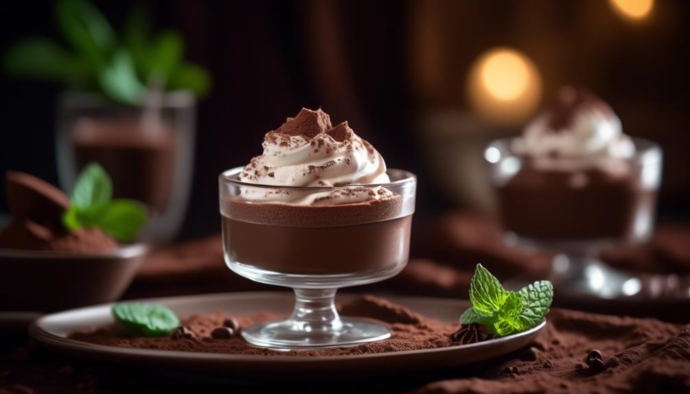 indulgent low carb chocolate dessert