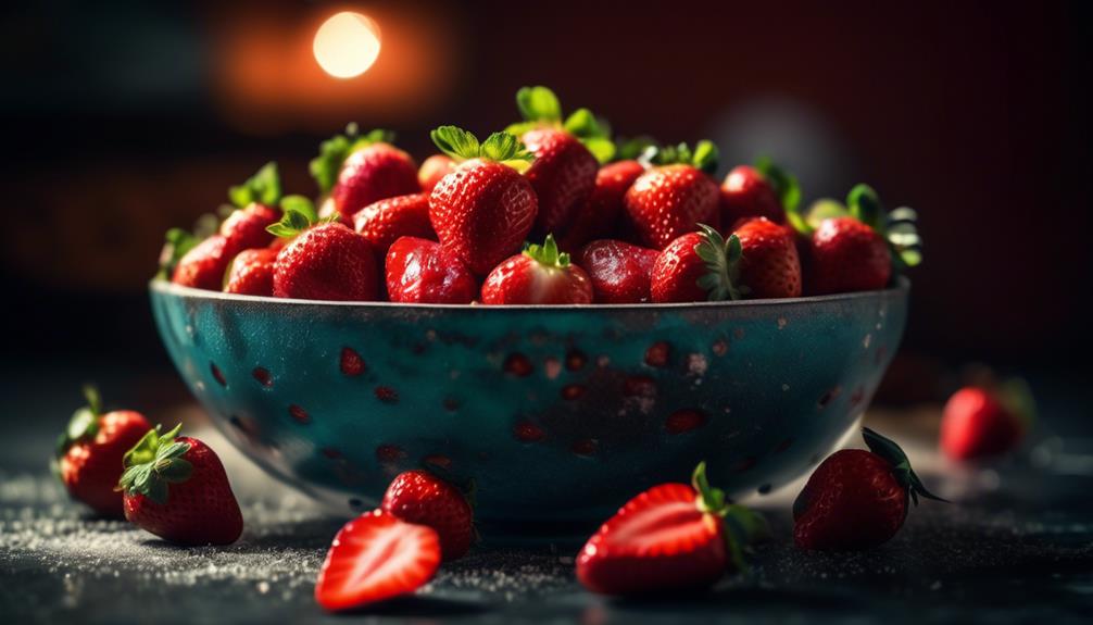 juicy red summer berries