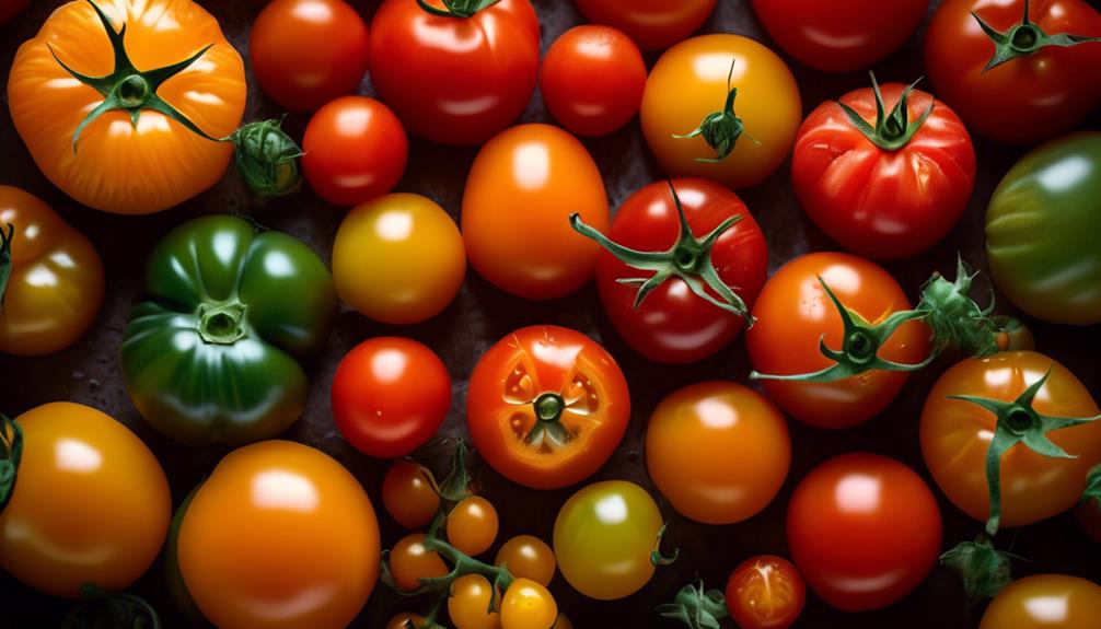 juicy red summer tomatoes