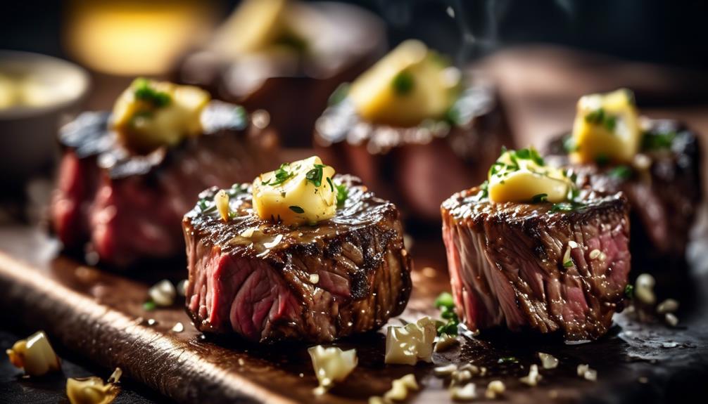 juicy tender steak bites