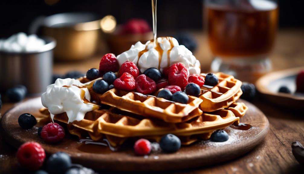 keto friendly coconut flour waffles