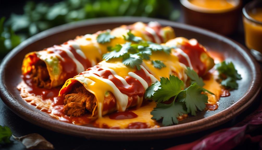 keto friendly enchiladas with spice