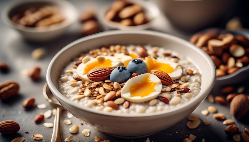 keto friendly porridge with nuts and seeds