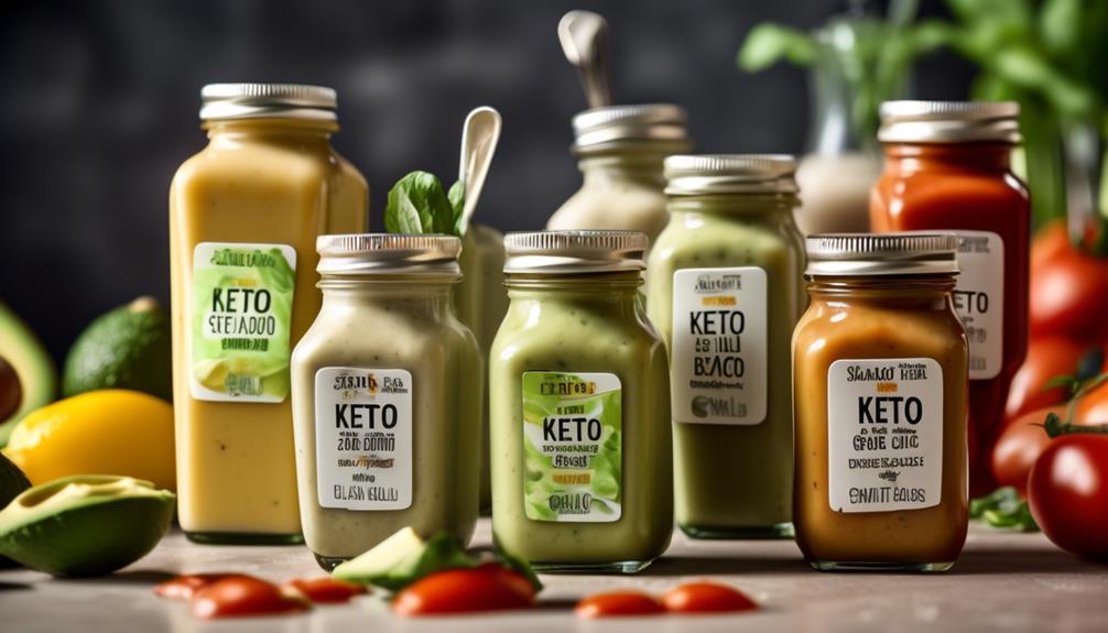 keto friendly sauces and dressings