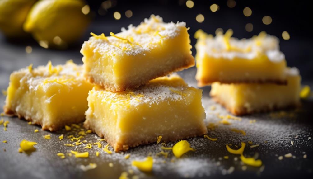 lemon bars with coconut flour