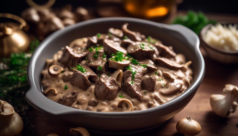 low carb beef stroganoff recipe