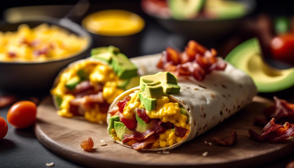 low carb breakfast wrap