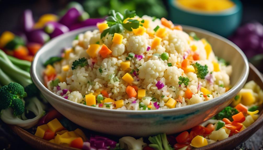 low carb cauliflower rice alternative