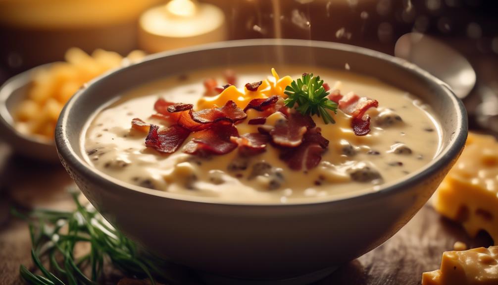 low carb cheeseburger soup recipe