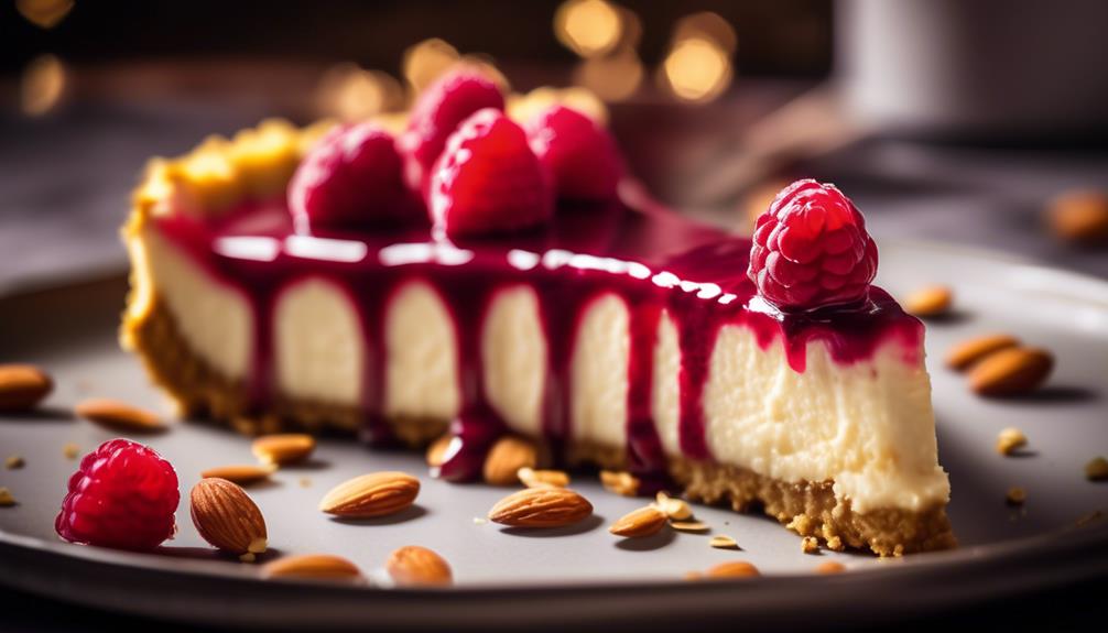 low carb cheesecake with almond flour