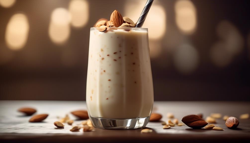 low carb creamy nutty smoothie