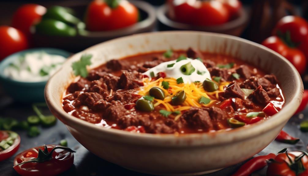 low carb high protein chili