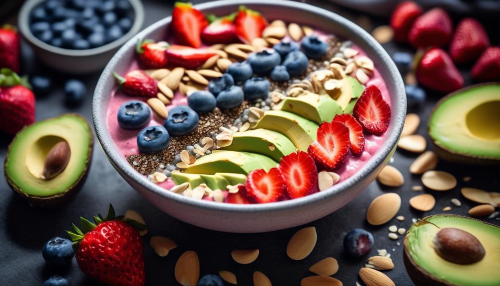 low carb keto smoothie bowls