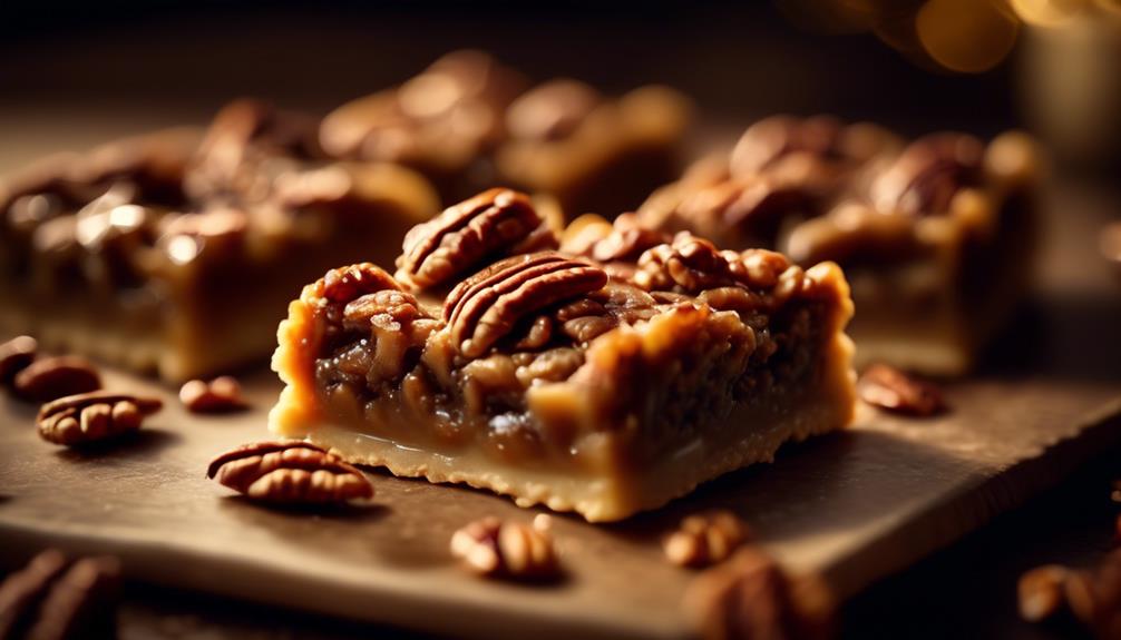 low carb pecan pie bars