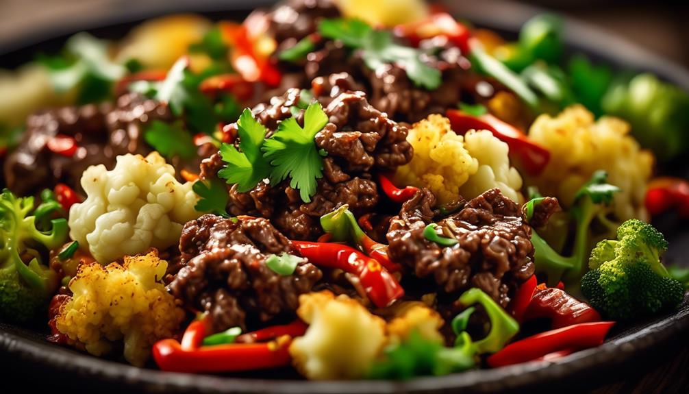 low carb stir fry with beef