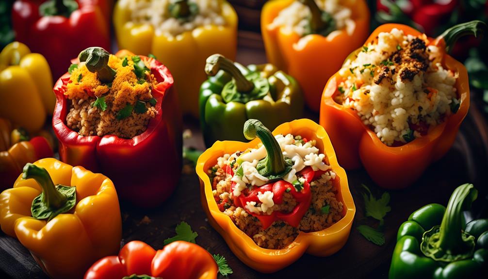 low carb stuffed bell peppers