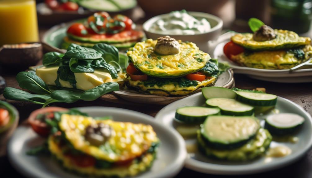 low carb vegetarian breakfast options