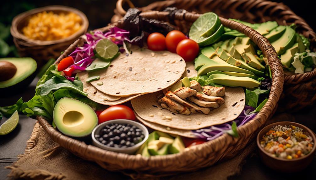 low carb whole wheat tortillas