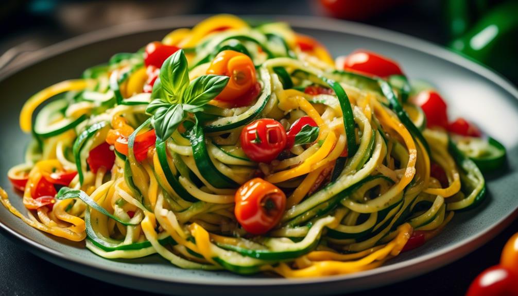 low carb zucchini noodle alternative